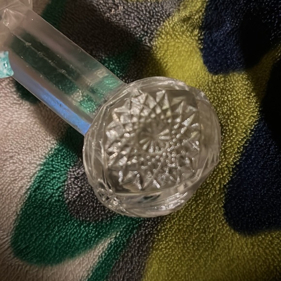 Vintage knife rest 1920s crystal knife rest - Picture 2 of 3